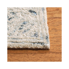 Area Rug, 8 ft x 10 ft, Charcoal with Hand Woven Wool and Cotton