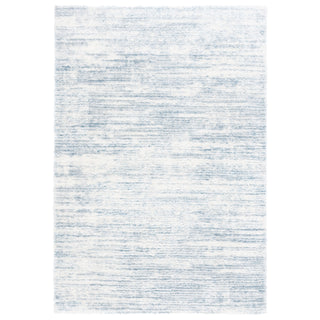 Area Rug, 8 ft x 10 ft, Polypropylene in Blue and Ivory