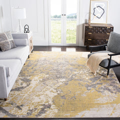 Area Rug, 8 ft x 10 ft with Abstract Pattern