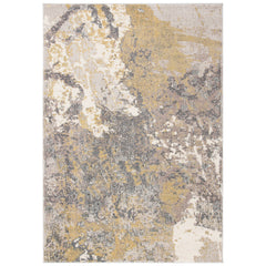 Area Rug, 8 ft x 10 ft with Abstract Pattern
