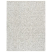 Area Rug, 8 ft x 10 ft with Cotton and Wool in Ivory and Light Green