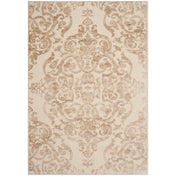 Area Rug, 8 ft x 11 ft 2 in, Stone Viscose with Geometric Pattern