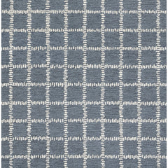 Area Rug, 8' x 10', Blue Hand-Tufted Wool with Geometric Pattern