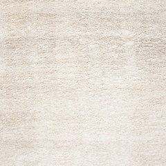Area Rug, 8 x 10 Ft, Beige Wool with Fringe