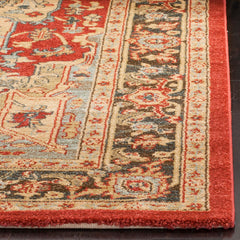 Area Rug, 8 x 10 ft, Polypropylene in Natural/Navy