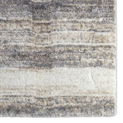 Area Rug, 8 x 10 ft, Tan/Taupe with Abstract Pattern