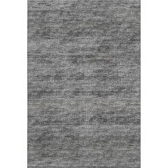 Area Rug, 8' x 10', Gray Microfiber with Non-Slip Backing
