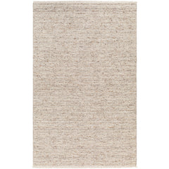 Area Rug, 8' x 10' Hand-Loomed Wool in Beige