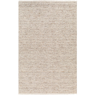 Area Rug, 8' x 10' Hand-Loomed Wool in Beige