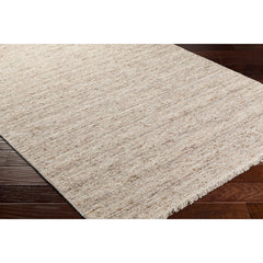 Area Rug, 8' x 10' Hand-Loomed Wool in Beige