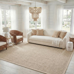 Area Rug, 8' x 10' in Braided Woven Sisal