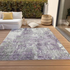Area Rug, 8' x 10' in Plum with Polyester