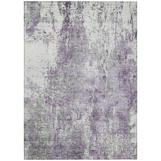 Area Rug, 8' x 10' in Plum with Polyester