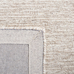 Area Rug, 8' x 10', Ivory and Natural with Striped Pattern