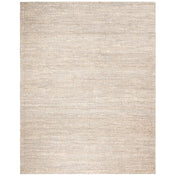 Area Rug, 8' x 10', Ivory Hand-Woven with Jute and Cotton