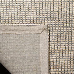 Area Rug, 8' x 10', Ivory Hand-Woven with Jute and Cotton