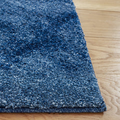 Area Rug, 8' x 10', Polypropylene with Blue Abstract Pattern