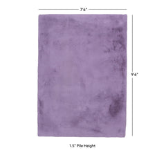 Area Rug, 8' x 10' Rectangle in Lavender