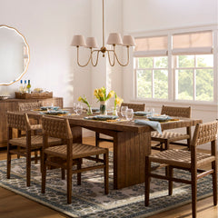 Area Rug, 8' x 10' with Beige and Green Wool