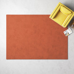 Area Rug, 8' x 11' in Burnt Orange Wool