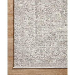 Area Rug, 9'2" x 13' with Ivory, White and Gray Polyester