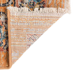 Area Rug, 9 ft 1 in x 12 ft, Yellow Polypropylene