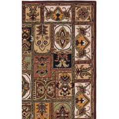 Area Rug, 9 ft 6 in x 13 ft 6 in, Hand-Tufted Wool with Oriental-Inspired Pattern