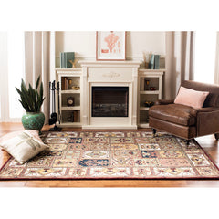 Area Rug, 9 ft 6 in x 13 ft 6 in, Hand-Tufted Wool with Oriental-Inspired Pattern