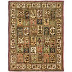 Area Rug, 9 ft 6 in x 13 ft 6 in, Hand-Tufted Wool with Oriental-Inspired Pattern