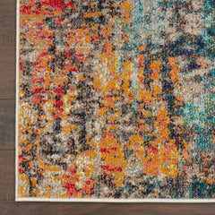 Area Rug, 9 ft x 12 ft, Abstract Polypropylene