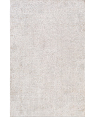 Area Rug, 9 Ft x 12 Ft, Gray Polyester with Medium Pile