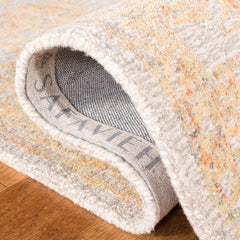 Area Rug, 9 ft x 12 ft, Hand Woven Wool in Beige and Gold