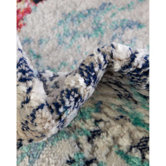 Area Rug, 9 ft x 12 ft in Multicolor Polypropylene