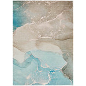 Area Rug, 9 ft x 12 ft Rectangle in Tonal Colors