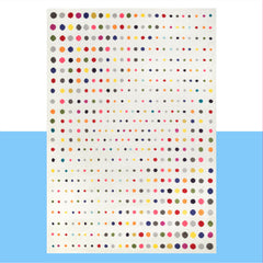 Area Rug, 9 ft x 12 ft with Polka Dot Pattern