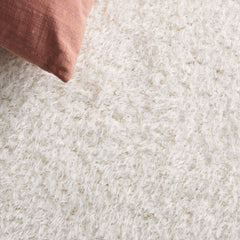 Area Rug, 9 x 12 Ft in Ivory Polyester