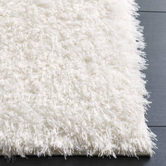 Area Rug, 9 x 12 Ft in Ivory Polyester