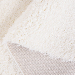 Area Rug, 9 x 12 Ft in Ivory Polyester