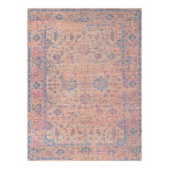 Area Rug, 9 x 12 Ft Rectangle in Orange