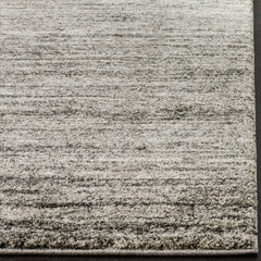 Area Rug, 9 x 12 ft Rectangle with Ivory/Gray Pattern