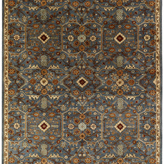 Area Rug, 9 x 12 ft, Wool with Oriental Pattern