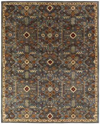 Area Rug, 9 x 12 ft, Wool with Oriental Pattern