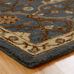 Area Rug, 9 x 12 ft, Wool with Oriental Pattern
