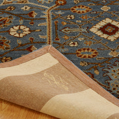 Area Rug, 9 x 12 ft, Wool with Oriental Pattern