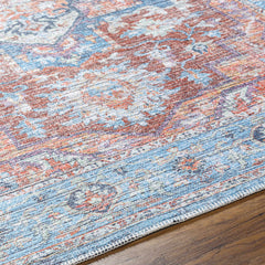 Area Rug in Polyester Chenille with Oriental Pattern
