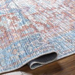 Area Rug in Polyester Chenille with Oriental Pattern