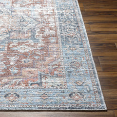Area Rug in Polyester Chenille with Oriental Pattern