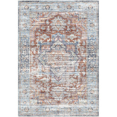 Area Rug in Polyester Chenille with Oriental Pattern