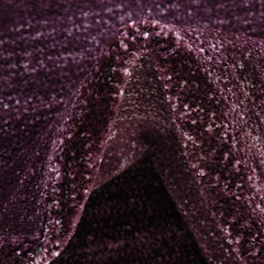 Area Rug in Purple Polypropylene, Machine Woven