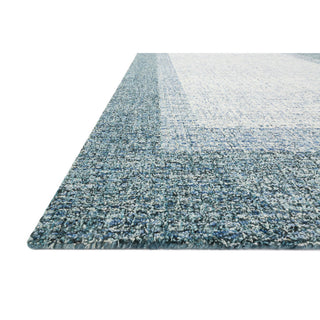 Area Rug, Oriental, 7'9" x 9'9" in Aqua Wool